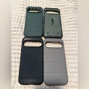 Lot of 4 Google Pixel 9 Pro cases